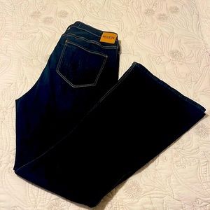 Hollister Jeans women W34L34 curvy high-rise vintage Flair soft stretch size 19L